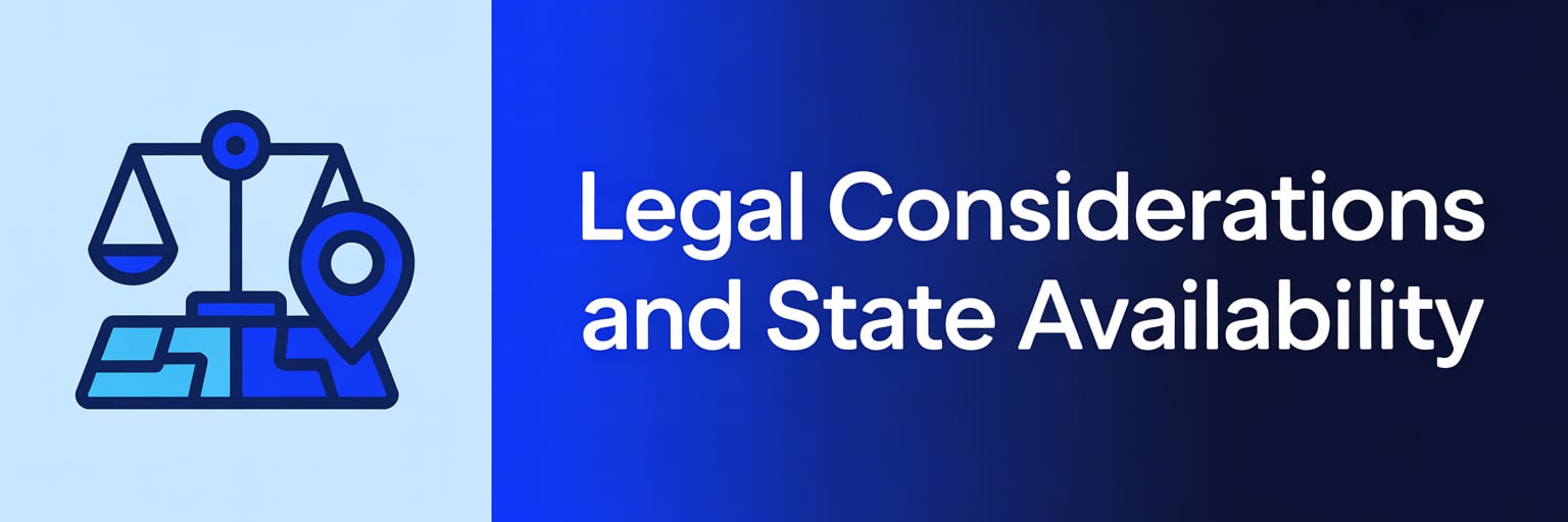 Legal Considerations and State Availability